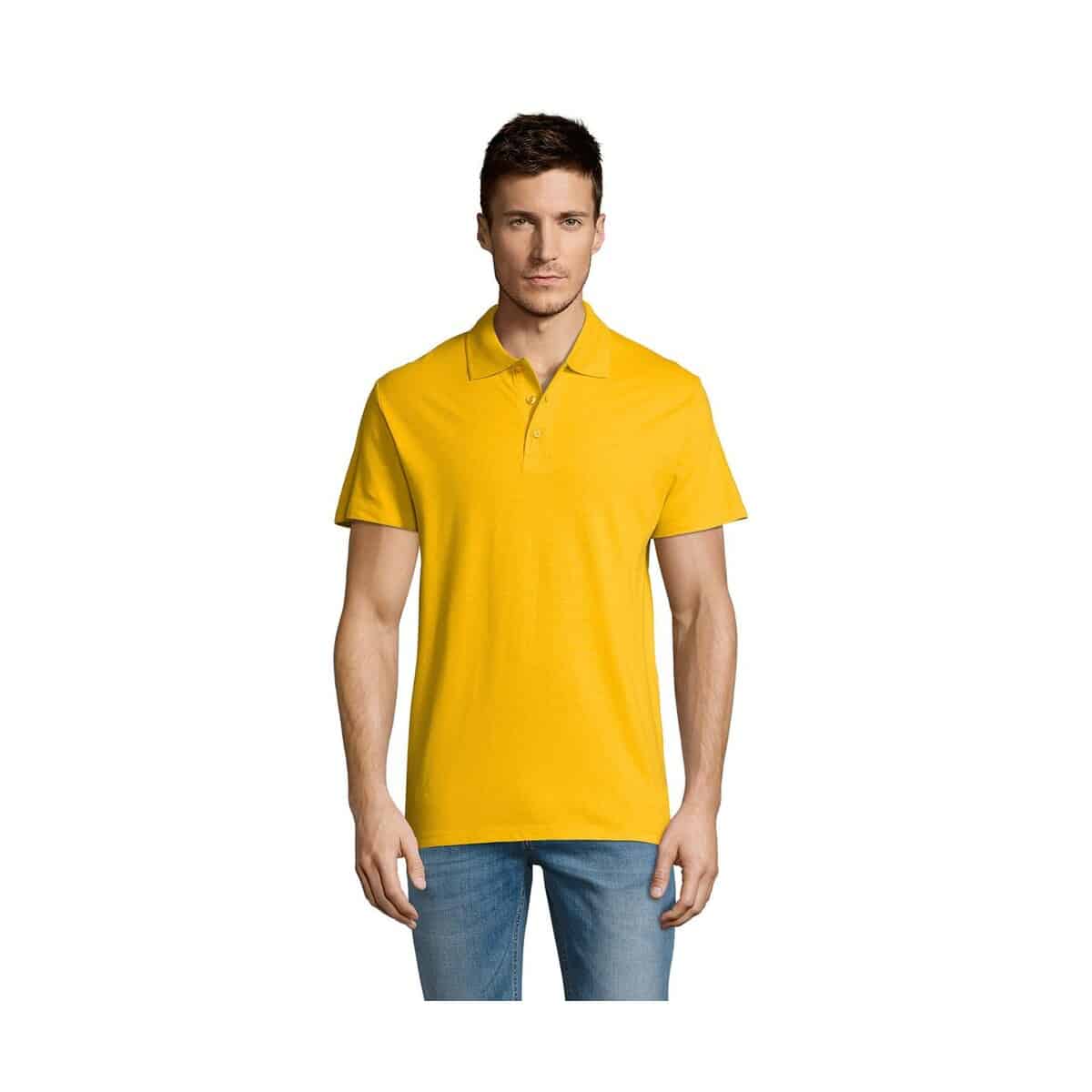 Koszulki polo z logo – summer ii men polo 170g summer ii s11342-go SUMMER II MEN polo 170g SUMMER II s11342-go