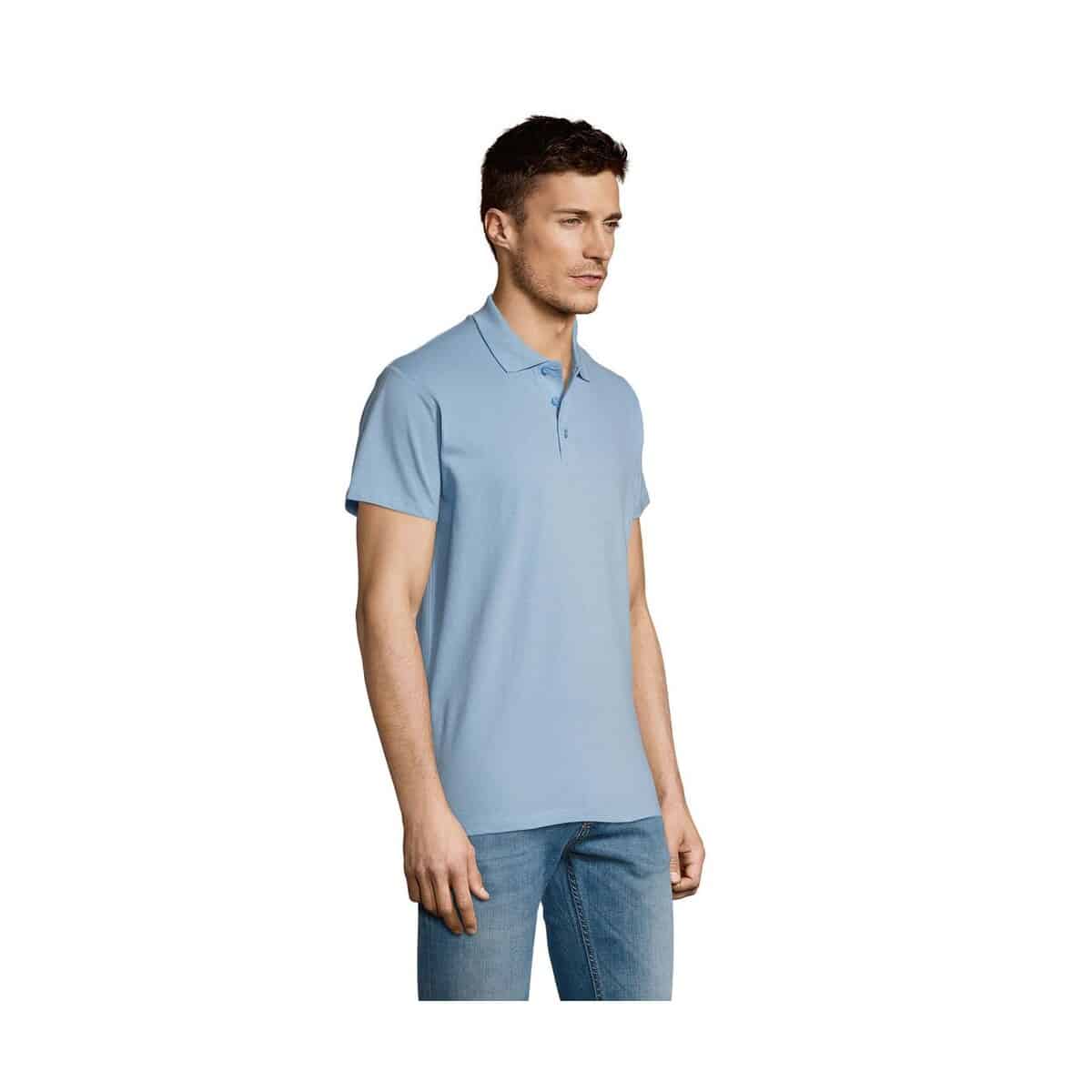 Koszulki polo z logo – summer ii men polo 170g summer ii s11342-sp-side SUMMER II MEN polo 170g SUMMER II s11342-sp-side
