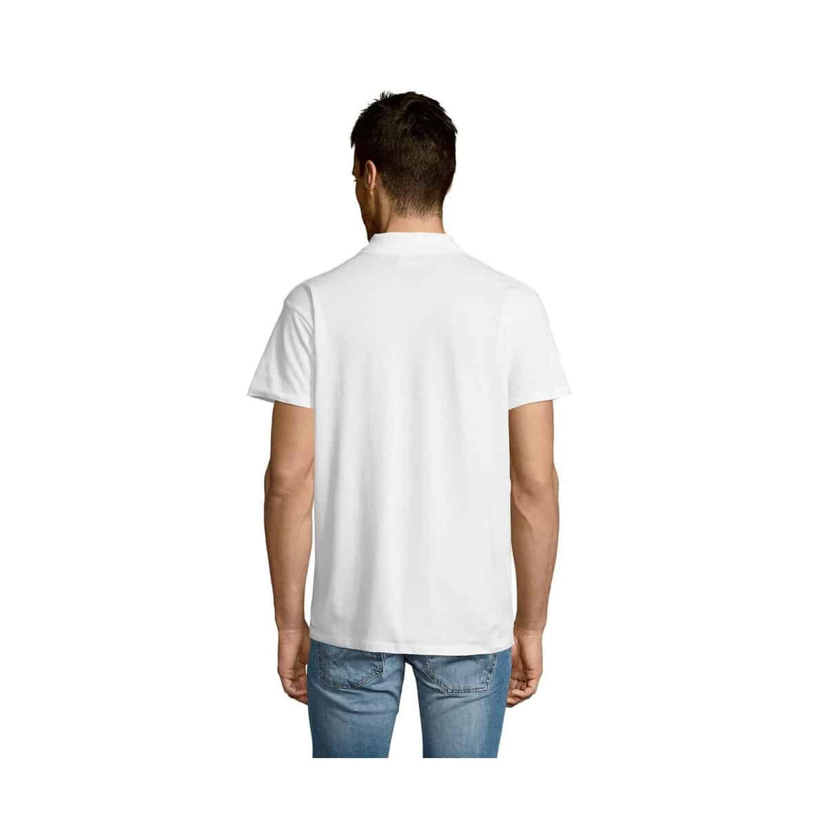 Koszulki polo z logo – summer ii men polo 170g summer ii s11342-wh-back SUMMER II MEN polo 170g SUMMER II s11342-wh-back