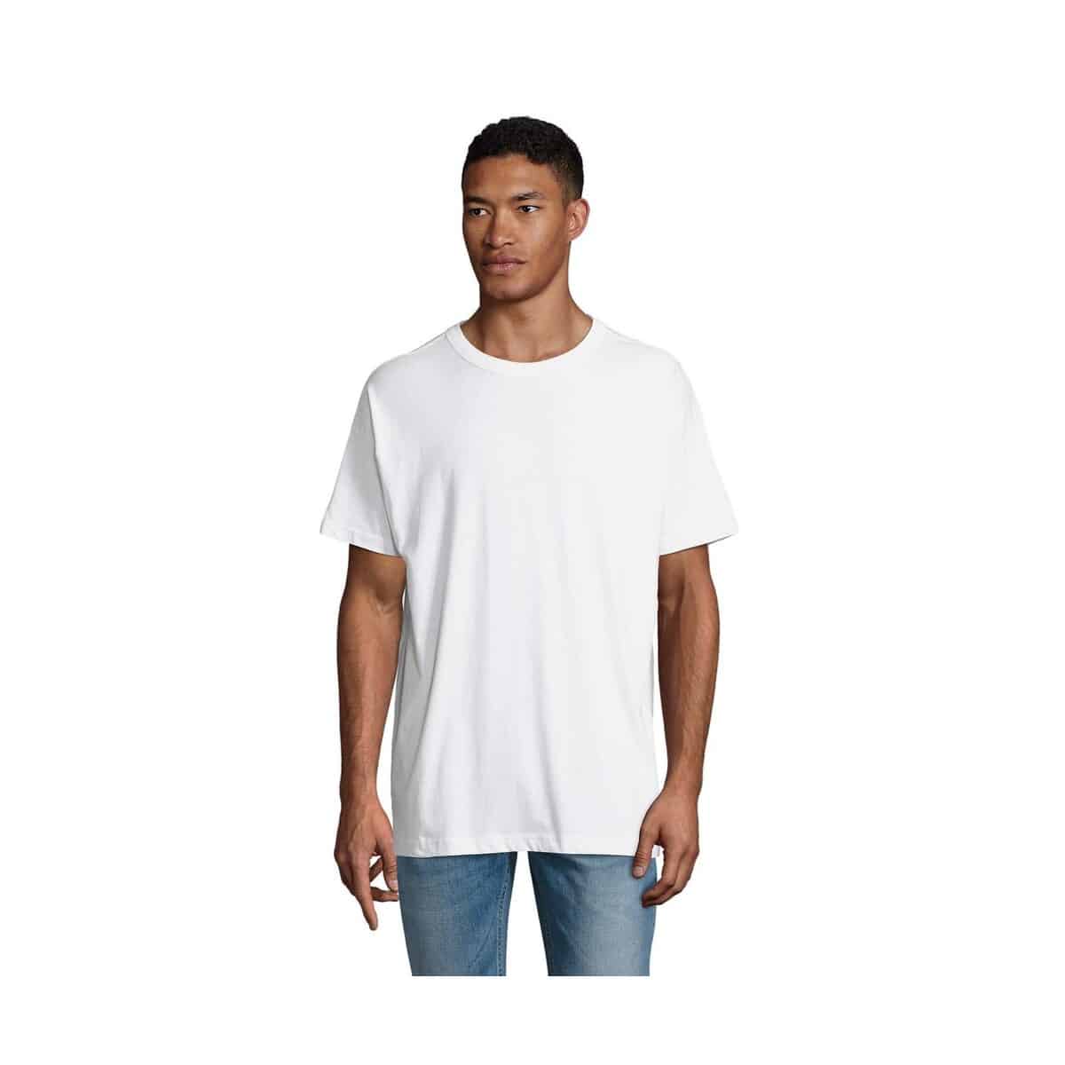 Koszulki z logo – boxy men t-shirt oversize boxy men s03806-wh BOXY MEN T-SHIRT OVERSIZE BOXY MEN s03806-wh