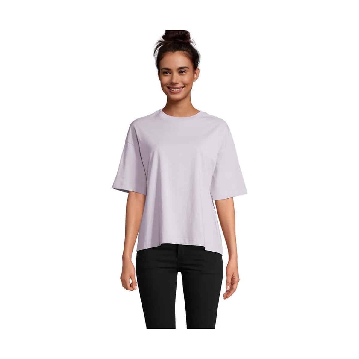 Koszulki z logo – boxy women t-shirt oversize boxy women s03807-ll BOXY WOMEN T-SHIRT OVERSIZE BOXY WOMEN s03807-ll