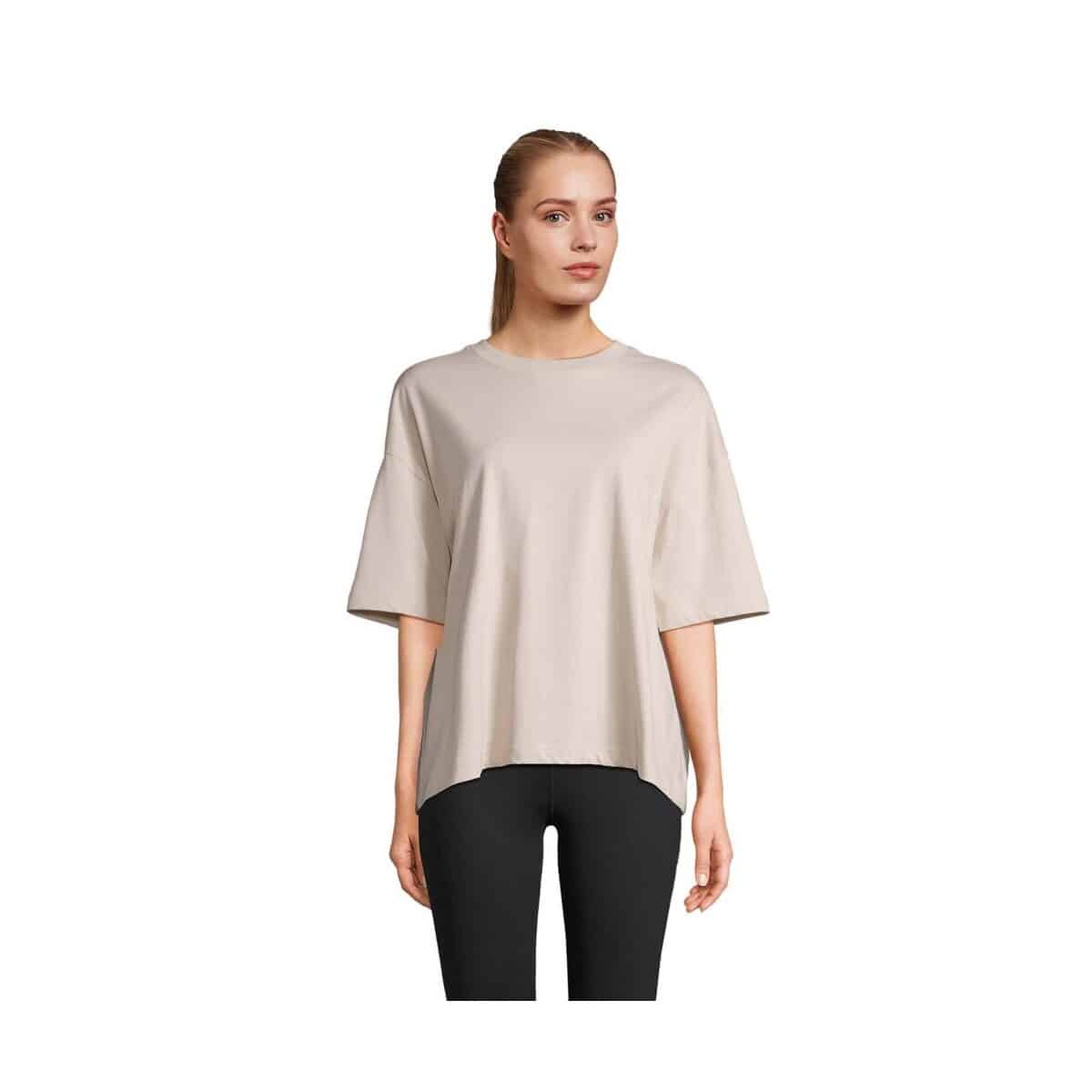 Koszulki z logo – boxy women t-shirt oversize boxy women s03807-ln BOXY WOMEN T-SHIRT OVERSIZE BOXY WOMEN s03807-ln
