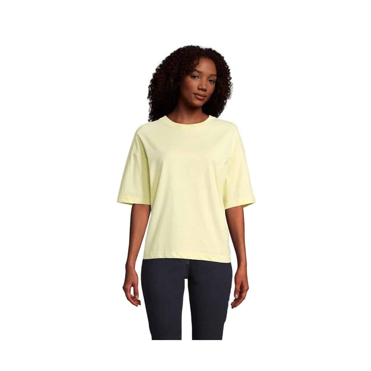 Koszulki z logo – boxy women t-shirt oversize boxy women s03807-ly BOXY WOMEN T-SHIRT OVERSIZE BOXY WOMEN s03807-ly