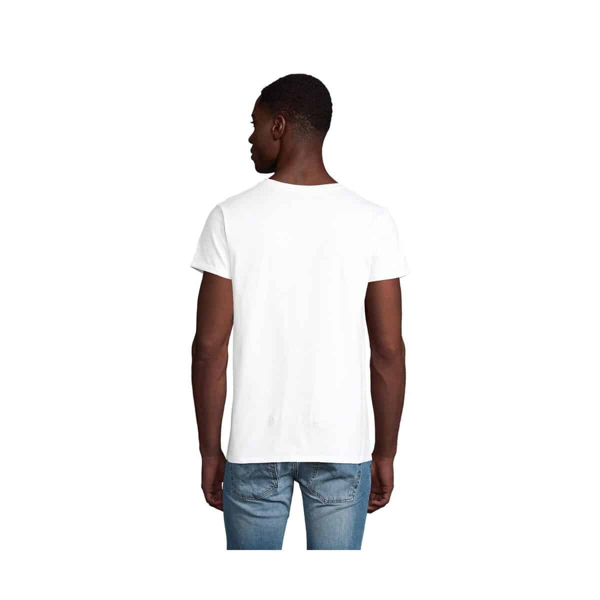 Koszulki z logo – koszulka męska pioneer 175g pioneer men s03565-wh-side Koszulka męska PIONEER 175g PIONEER MEN s03565-wh-side
