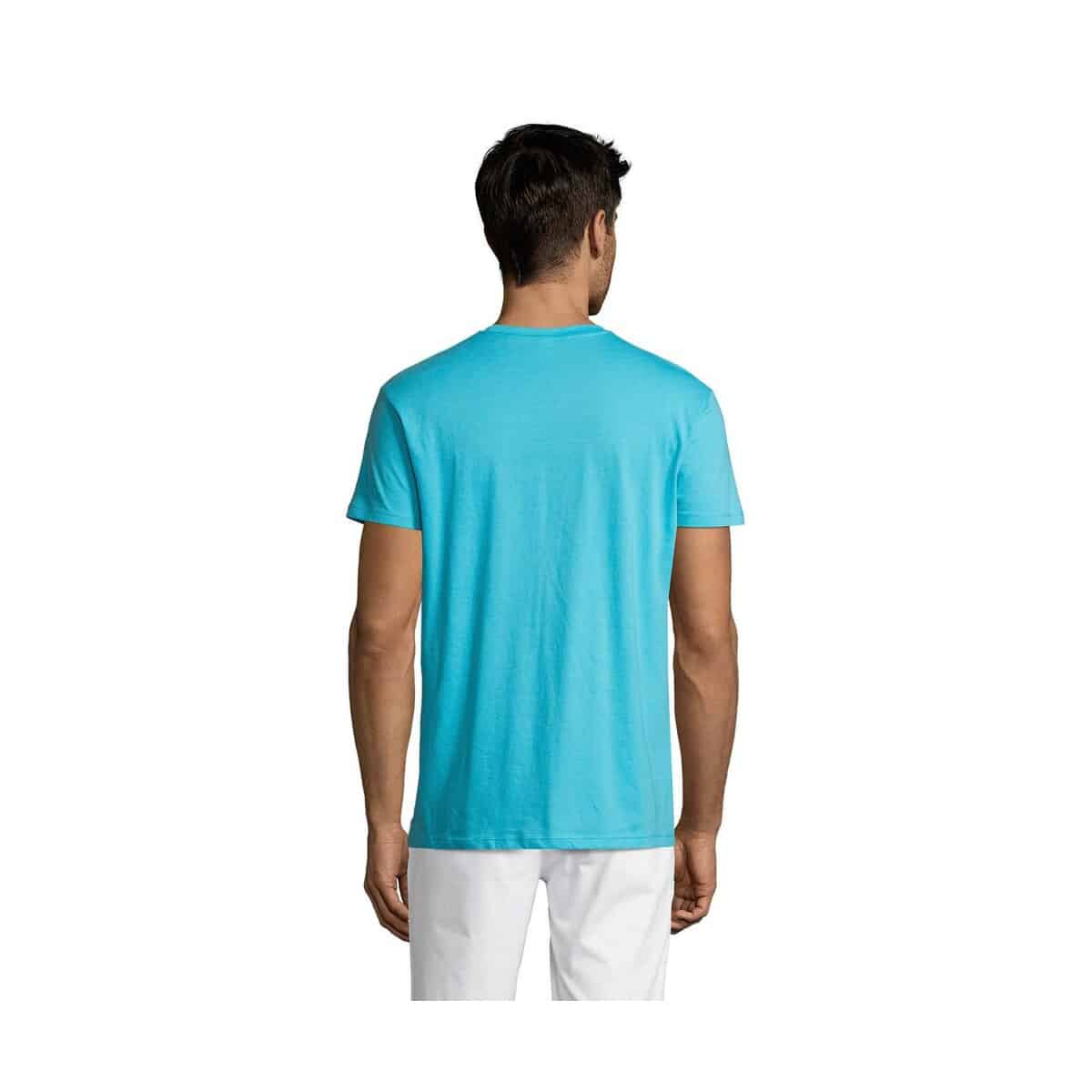 Koszulki z logo – koszulka regent unisex 150g regent s11380-al-back Koszulka REGENT Unisex 150g REGENT s11380-al-back