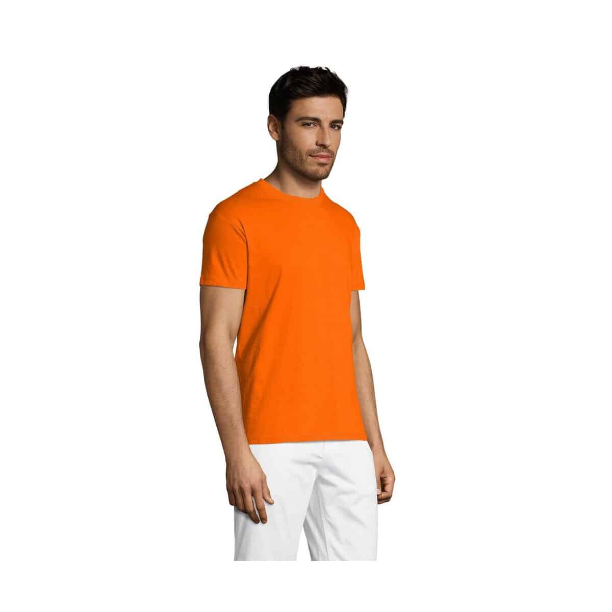Koszulki z logo – koszulka regent unisex 150g regent s11380-or-side Koszulka REGENT Unisex 150g REGENT s11380-or-side