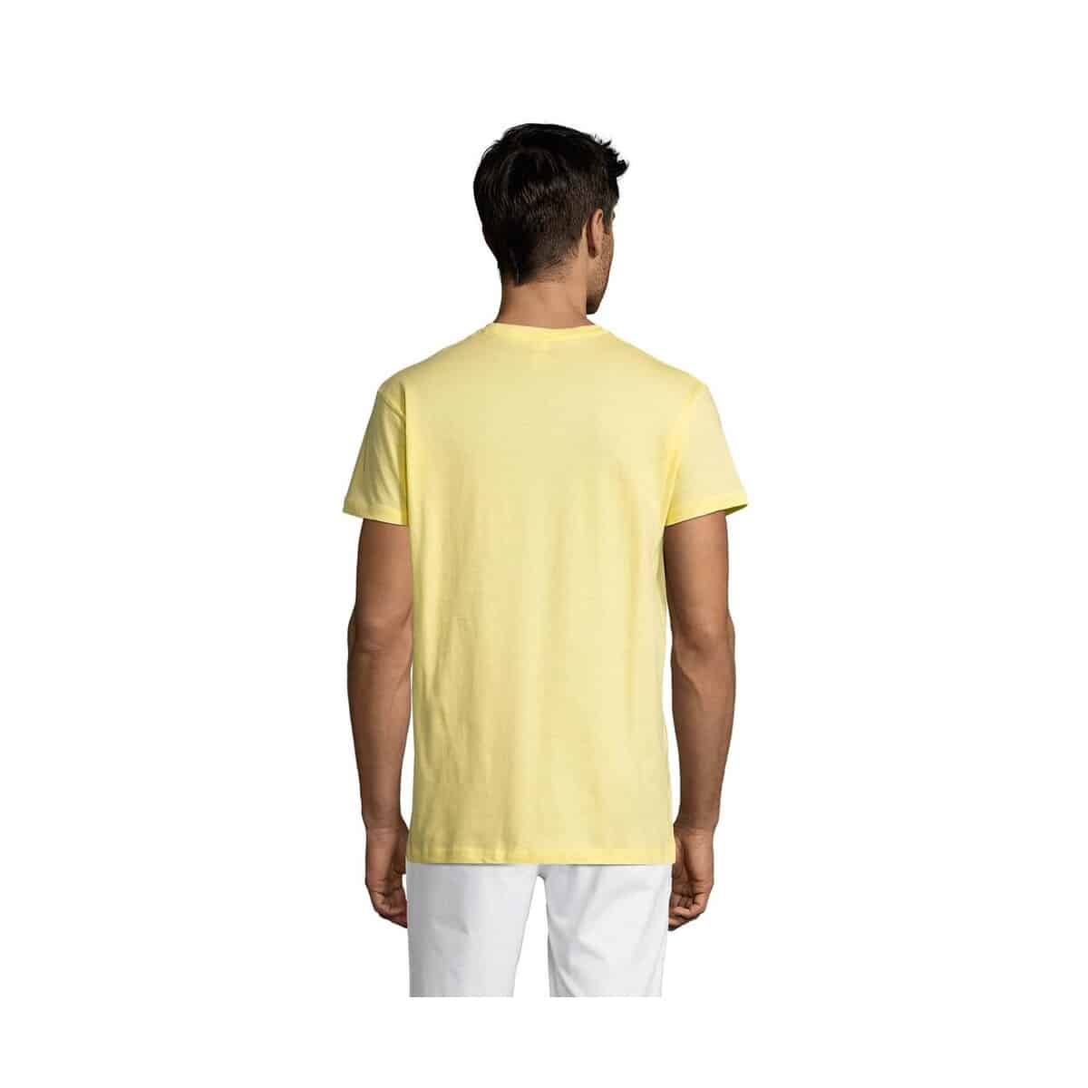 Koszulki z logo – koszulka regent unisex 150g regent s11380-py-back Koszulka REGENT Unisex 150g REGENT s11380-py-back