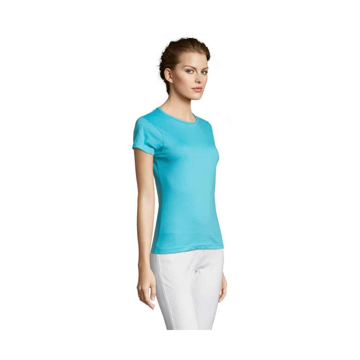 Koszulki z logo – miss damski t-shirt 150g miss s11386-al-side MISS Damski T-SHIRT 150g MISS s11386-al-side