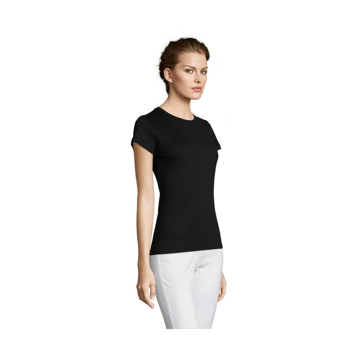 Koszulki z logo – miss damski t-shirt 150g miss s11386-db-side MISS Damski T-SHIRT 150g MISS s11386-db-side