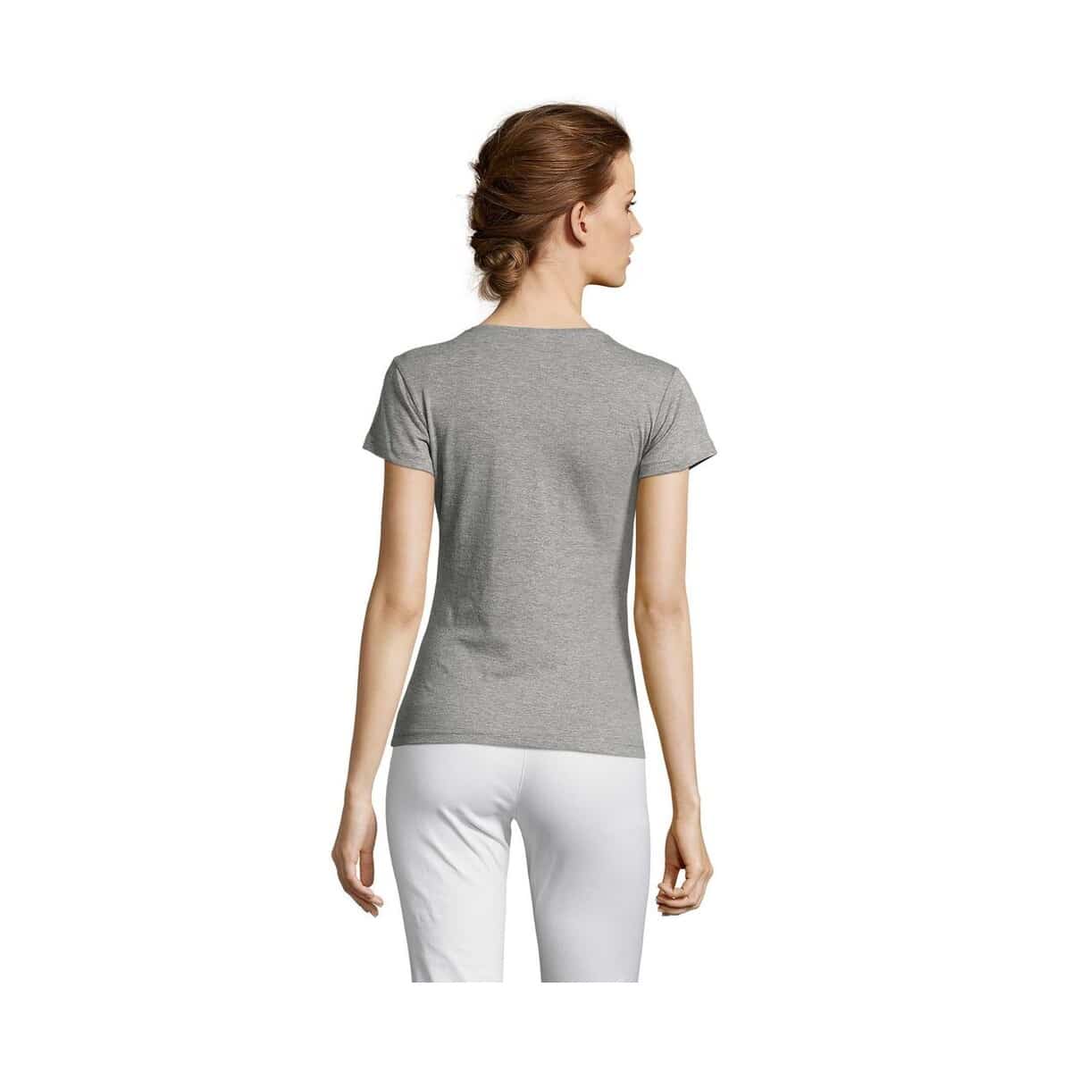 Koszulki z logo – miss damski t-shirt 150g miss s11386-gm-back MISS Damski T-SHIRT 150g MISS s11386-gm-back