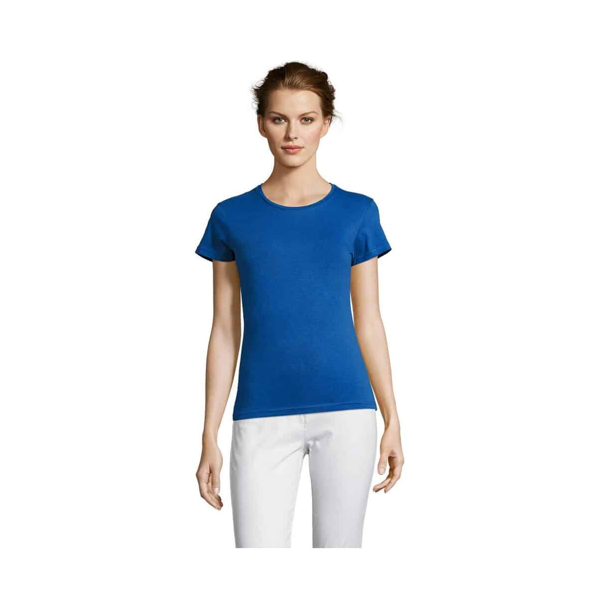Koszulki z logo – miss damski t-shirt 150g miss s11386-rb MISS Damski T-SHIRT 150g MISS s11386-rb