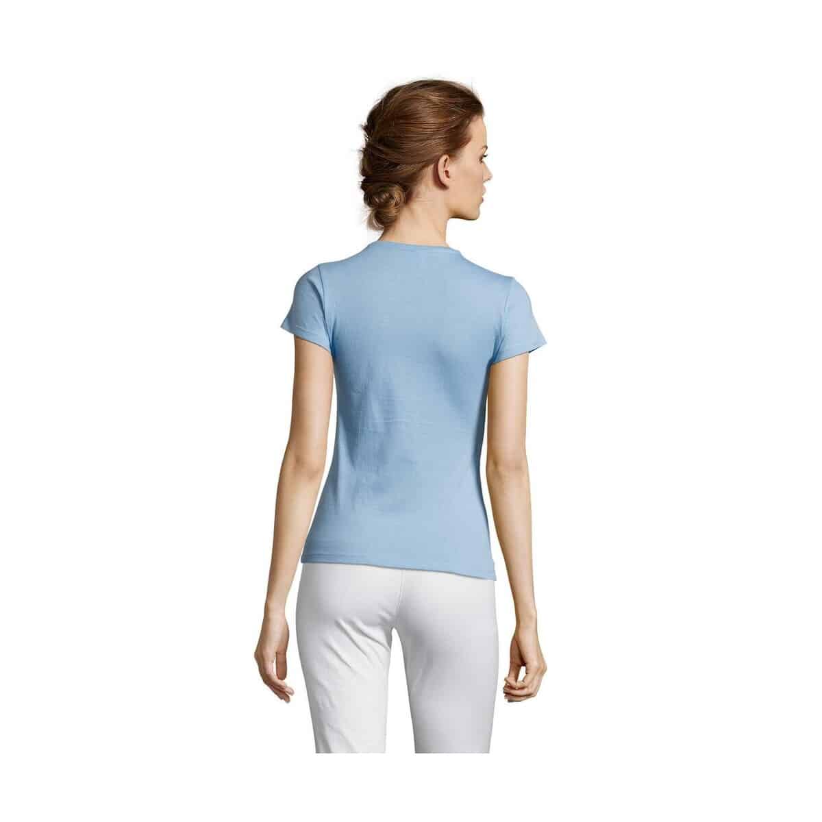 Koszulki z logo – miss damski t-shirt 150g miss s11386-sk-back MISS Damski T-SHIRT 150g MISS s11386-sk-back