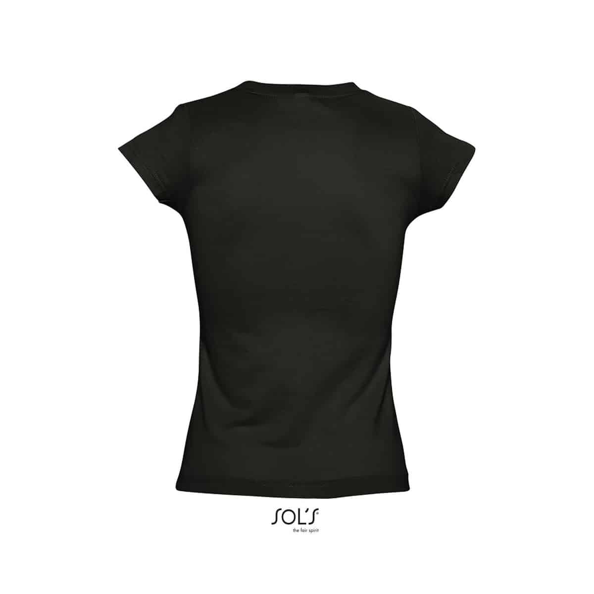 Koszulki z logo – moon damski t-shirt 150g moon s11388-db-back MOON Damski T-SHIRT 150g MOON s11388-db-back