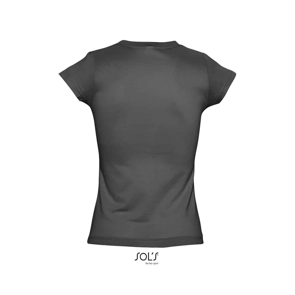 Koszulki z logo – moon damski t-shirt 150g moon s11388-dg-back MOON Damski T-SHIRT 150g MOON s11388-dg-back