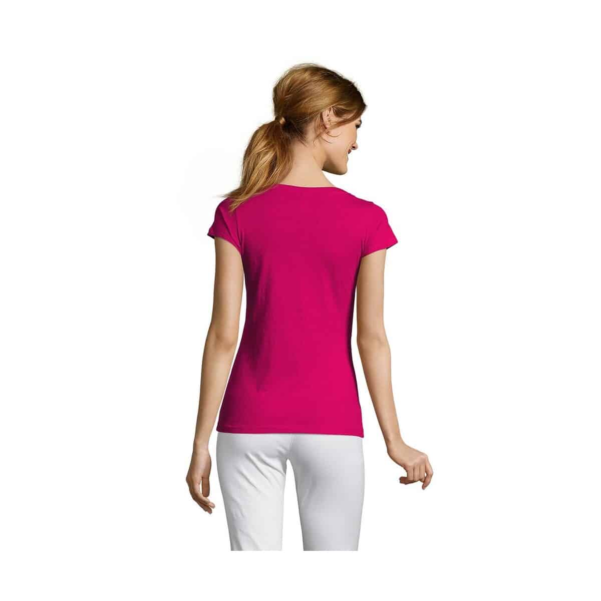 Koszulki z logo – moon damski t-shirt 150g moon s11388-fu-back MOON Damski T-SHIRT 150g MOON s11388-fu-back