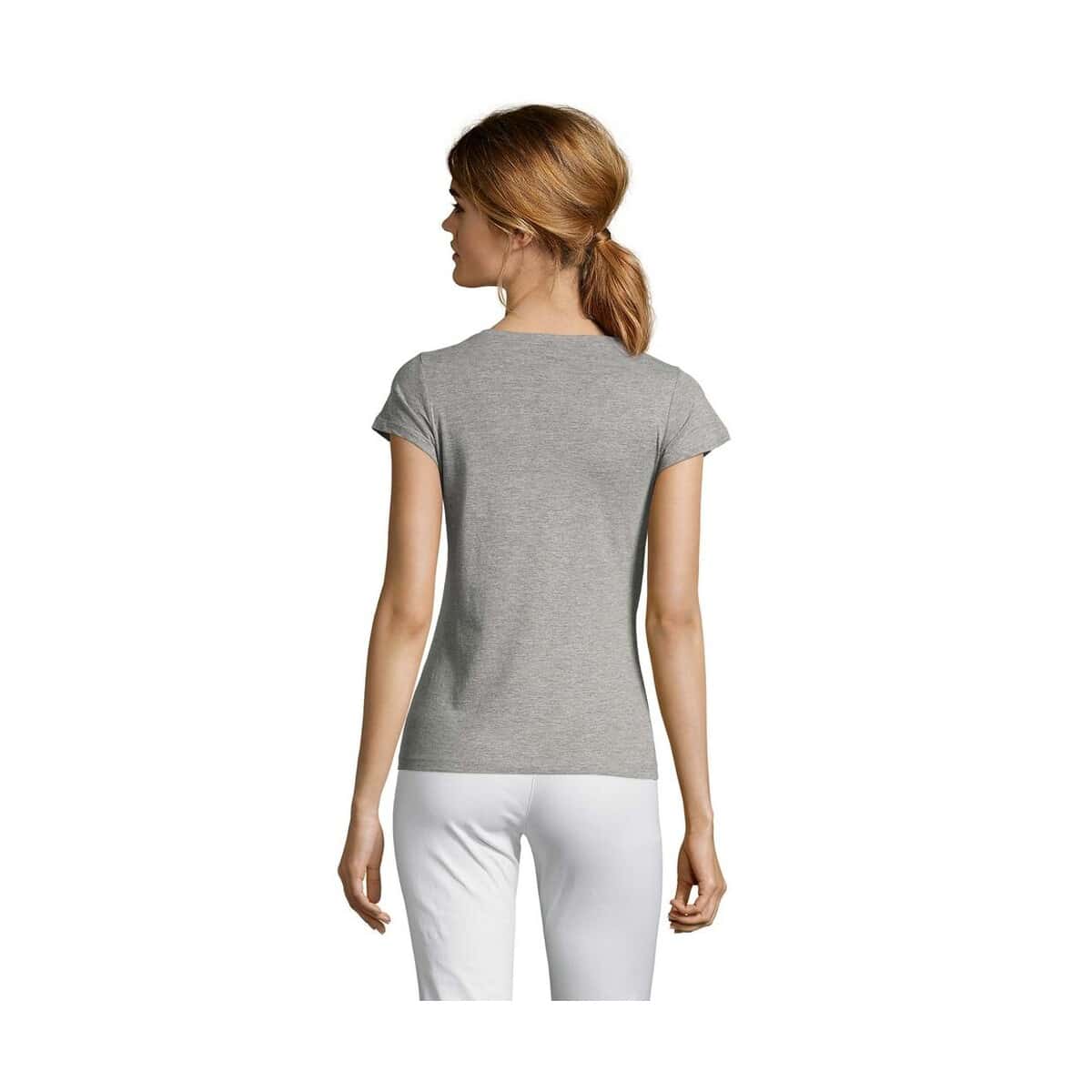 Koszulki z logo – moon damski t-shirt 150g moon s11388-gm-back MOON Damski T-SHIRT 150g MOON s11388-gm-back