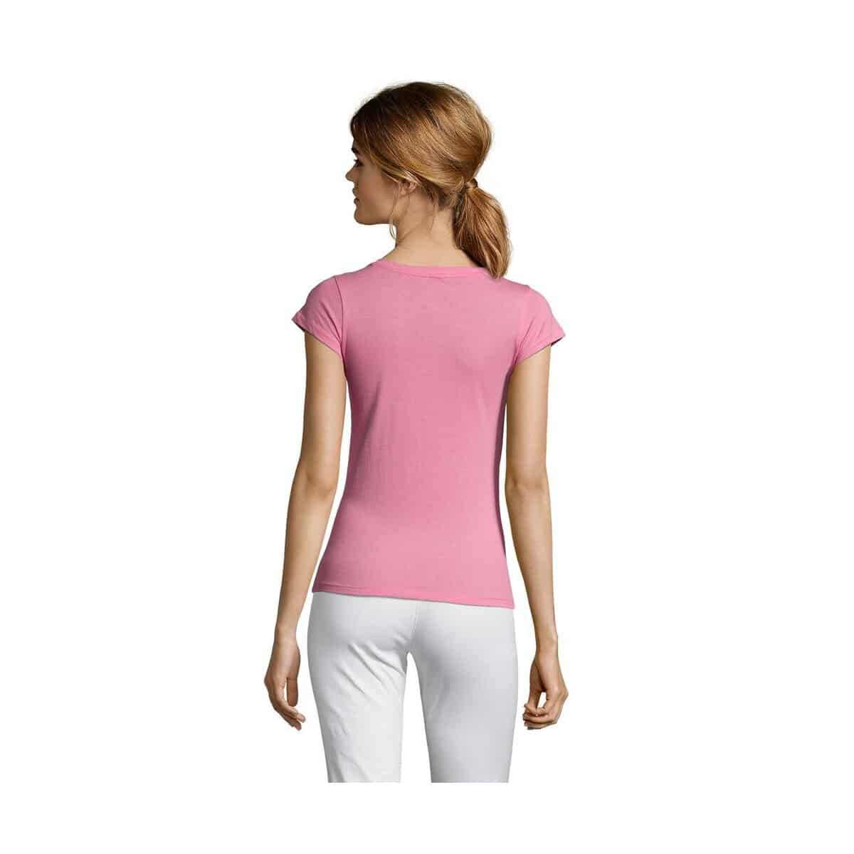 Koszulki z logo – moon damski t-shirt 150g moon s11388-op-back MOON Damski T-SHIRT 150g MOON s11388-op-back