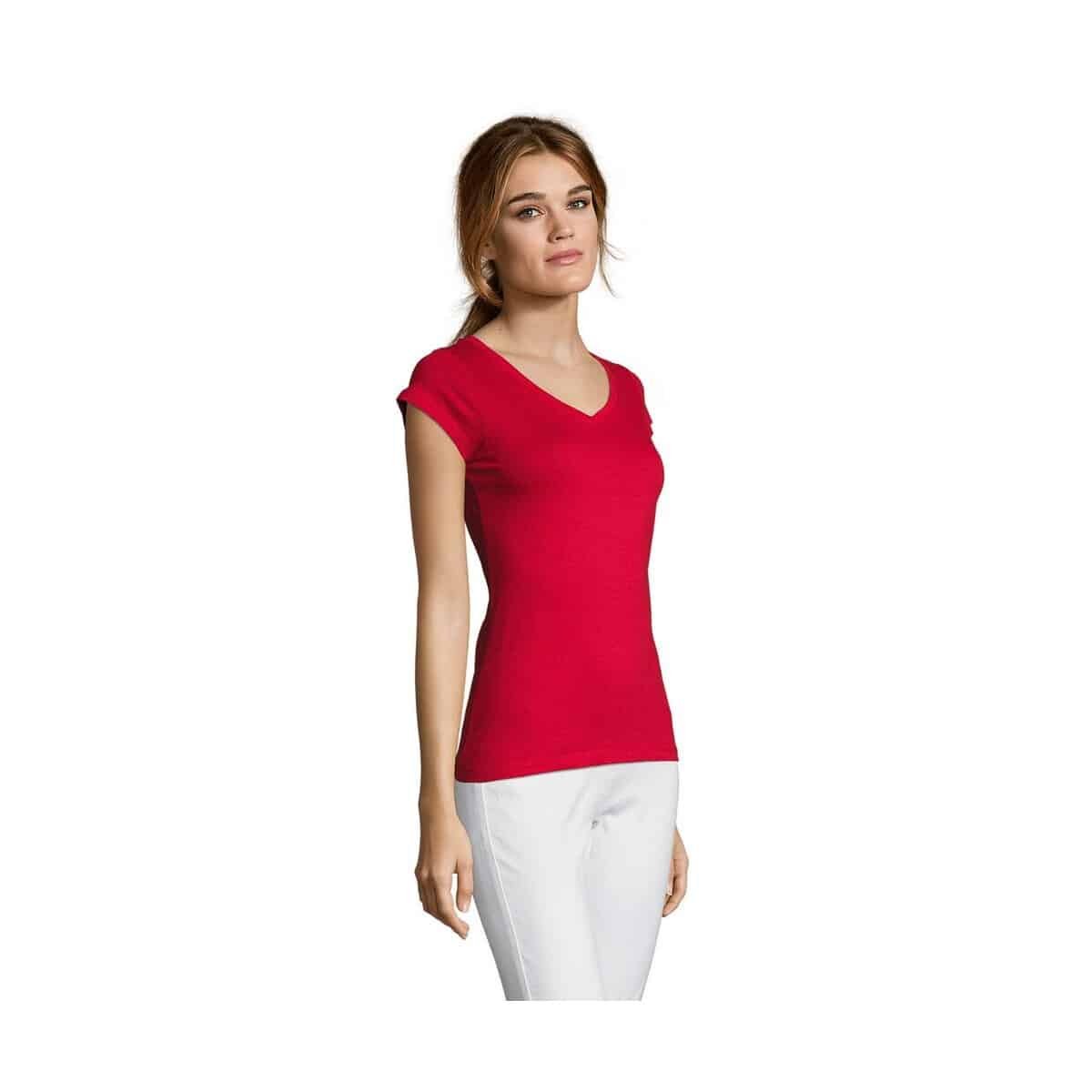 Koszulki z logo – moon damski t-shirt 150g moon s11388-rd-side MOON Damski T-SHIRT 150g MOON s11388-rd-side