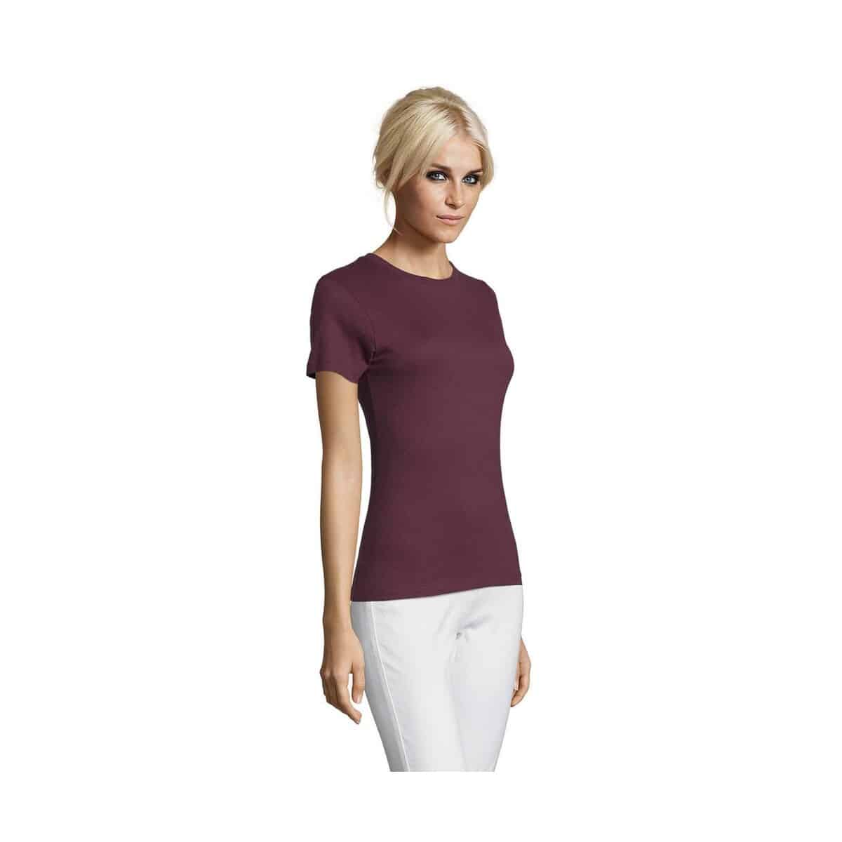 Koszulki z logo – regent damski t-shirt 150g regent women s01825-bg-side REGENT Damski T-Shirt 150g REGENT WOMEN s01825-bg-side