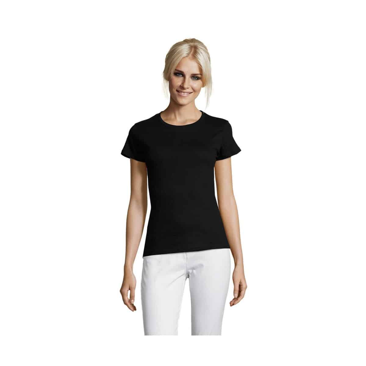 Koszulki z logo – regent damski t-shirt 150g regent women s01825-db REGENT Damski T-Shirt 150g REGENT WOMEN s01825-db
