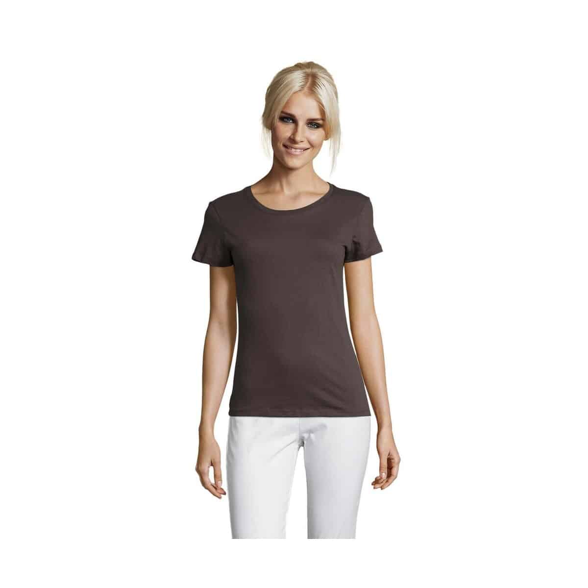 Koszulki z logo – regent damski t-shirt 150g regent women s01825-dg REGENT Damski T-Shirt 150g REGENT WOMEN s01825-dg