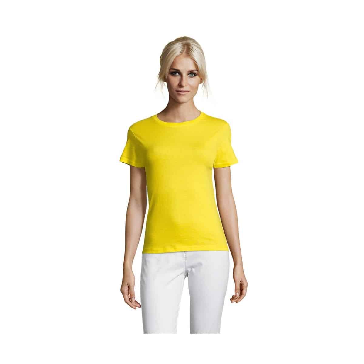 Koszulki z logo – regent damski t-shirt 150g regent women s01825-le REGENT Damski T-Shirt 150g REGENT WOMEN s01825-le