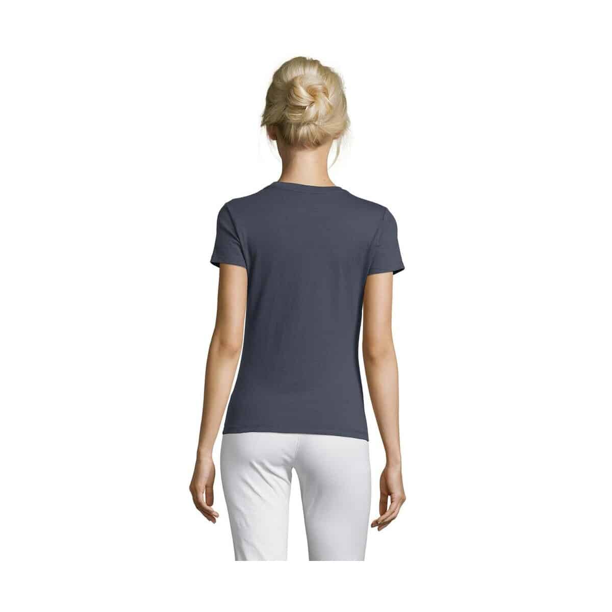 Koszulki z logo – regent damski t-shirt 150g regent women s01825-mu-back REGENT Damski T-Shirt 150g REGENT WOMEN s01825-mu-back