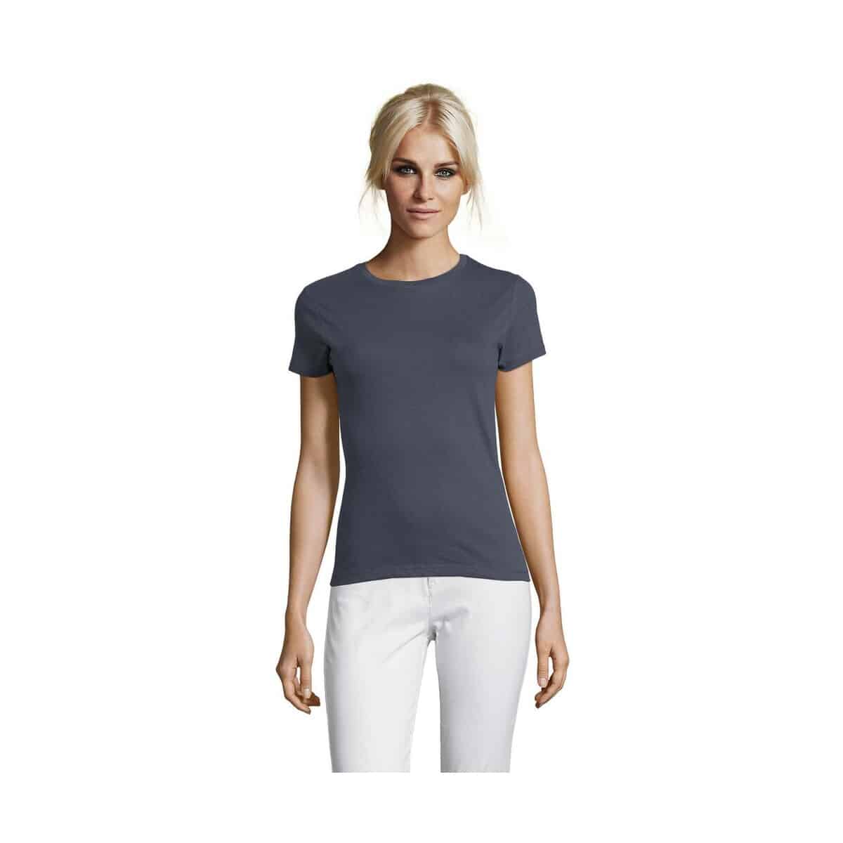 Koszulki z logo – regent damski t-shirt 150g regent women s01825-mu REGENT Damski T-Shirt 150g REGENT WOMEN s01825-mu