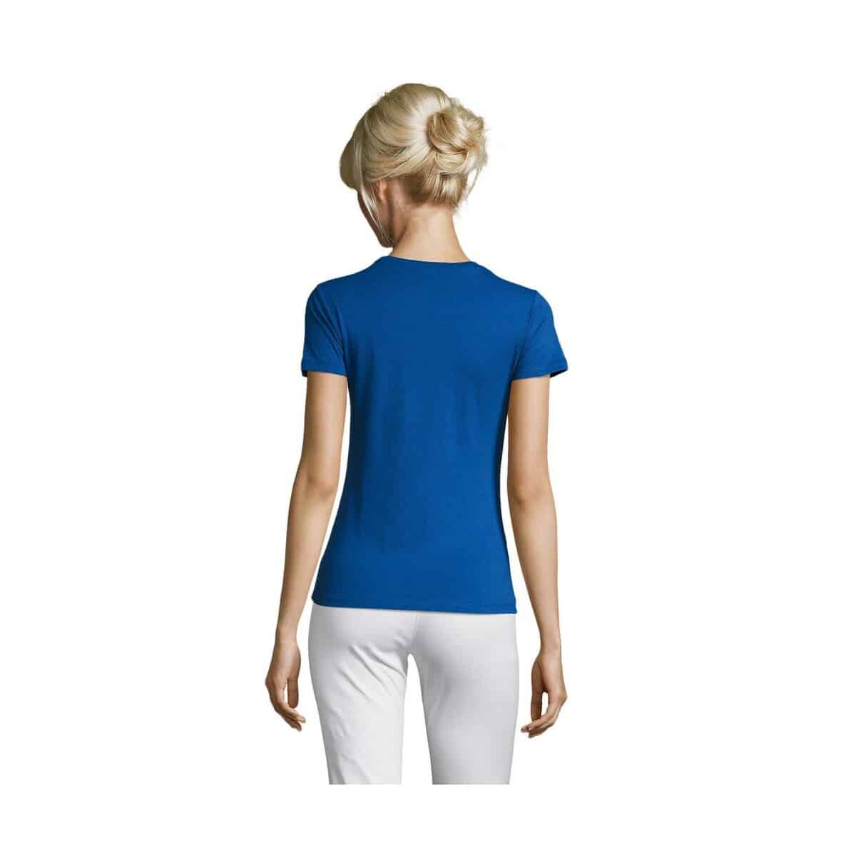 Koszulki z logo – regent damski t-shirt 150g regent women s01825-rb-back REGENT Damski T-Shirt 150g REGENT WOMEN s01825-rb-back