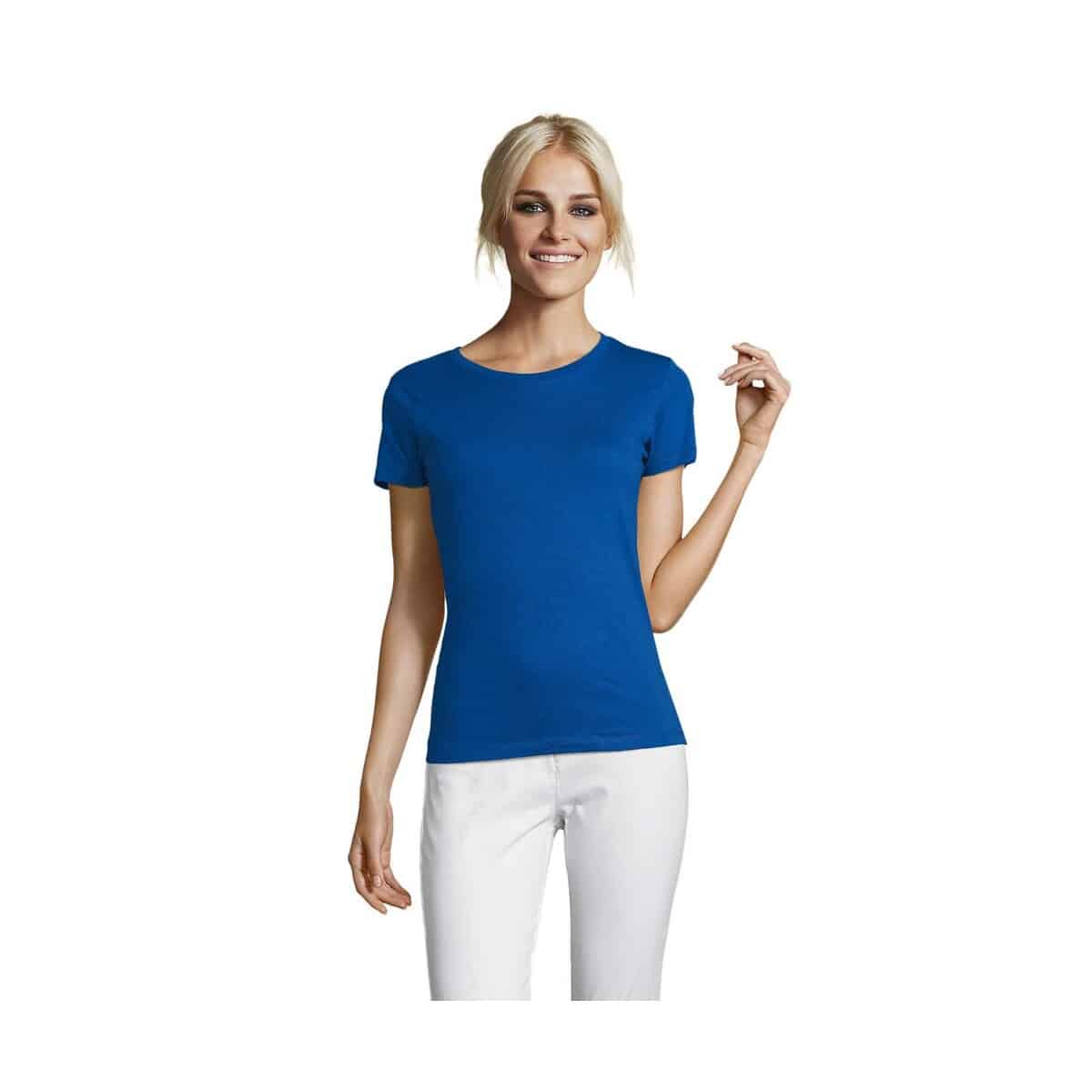 Koszulki z logo – regent damski t-shirt 150g regent women s01825-rb REGENT Damski T-Shirt 150g REGENT WOMEN s01825-rb