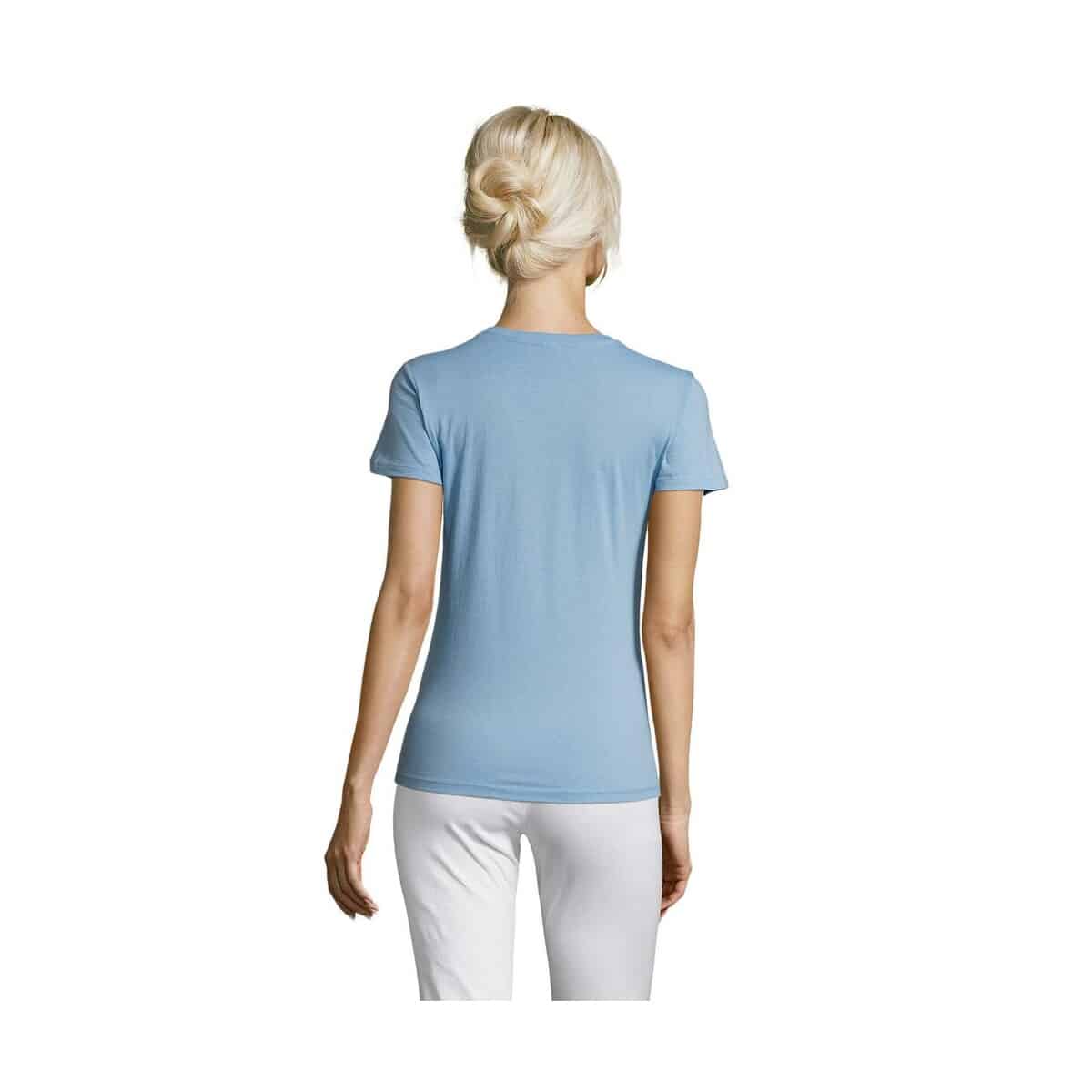 Koszulki z logo – regent damski t-shirt 150g regent women s01825-sk-back REGENT Damski T-Shirt 150g REGENT WOMEN s01825-sk-back
