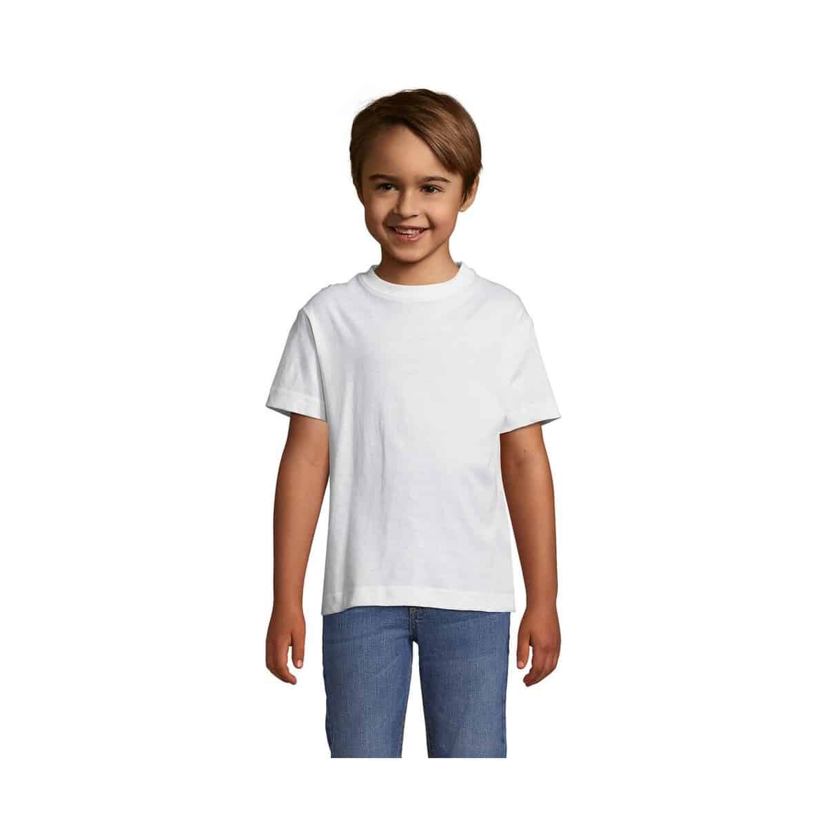 Koszulki z logo – regent dziecięcy t-shirt regent kids s11970-wh REGENT Dziecięcy T-SHIRT REGENT KIDS s11970-wh