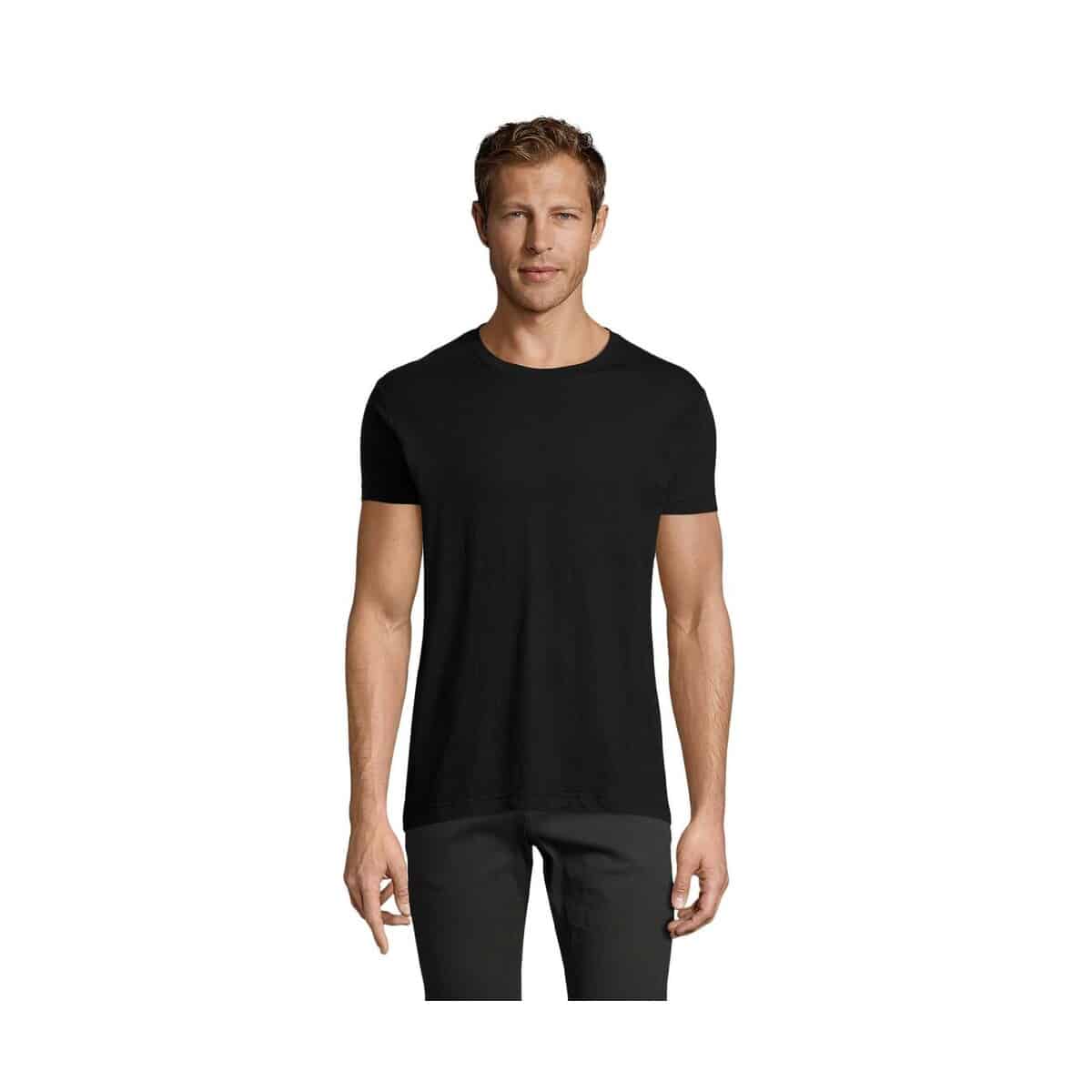 Koszulki z logo – regent fit męski 150g regent fit s00553-db REGENT FIT MĘSKI 150g REGENT FIT s00553-db