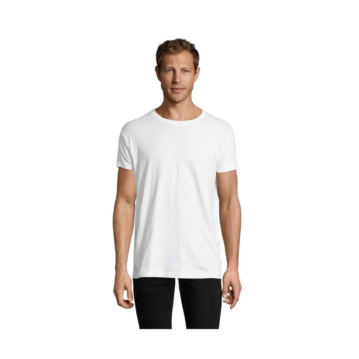 Koszulki z logo – regent fit męski 150g regent fit s00553-wh REGENT FIT MĘSKI 150g REGENT FIT s00553-wh