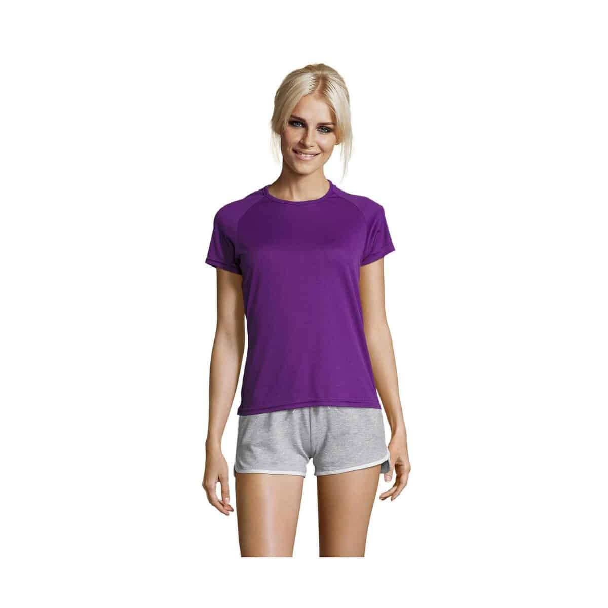 Koszulki z logo – sporty damski t-shirt 140g sporty women s01159-da SPORTY Damski T-Shirt 140g SPORTY WOMEN s01159-da