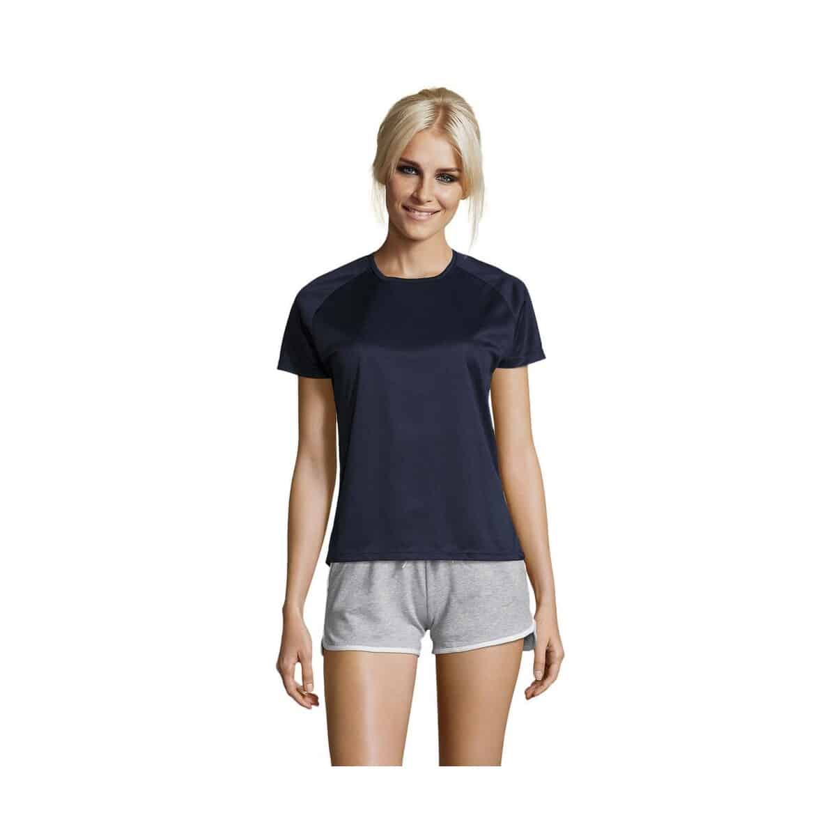Koszulki z logo – sporty damski t-shirt 140g sporty women s01159-fn SPORTY Damski T-Shirt 140g SPORTY WOMEN s01159-fn