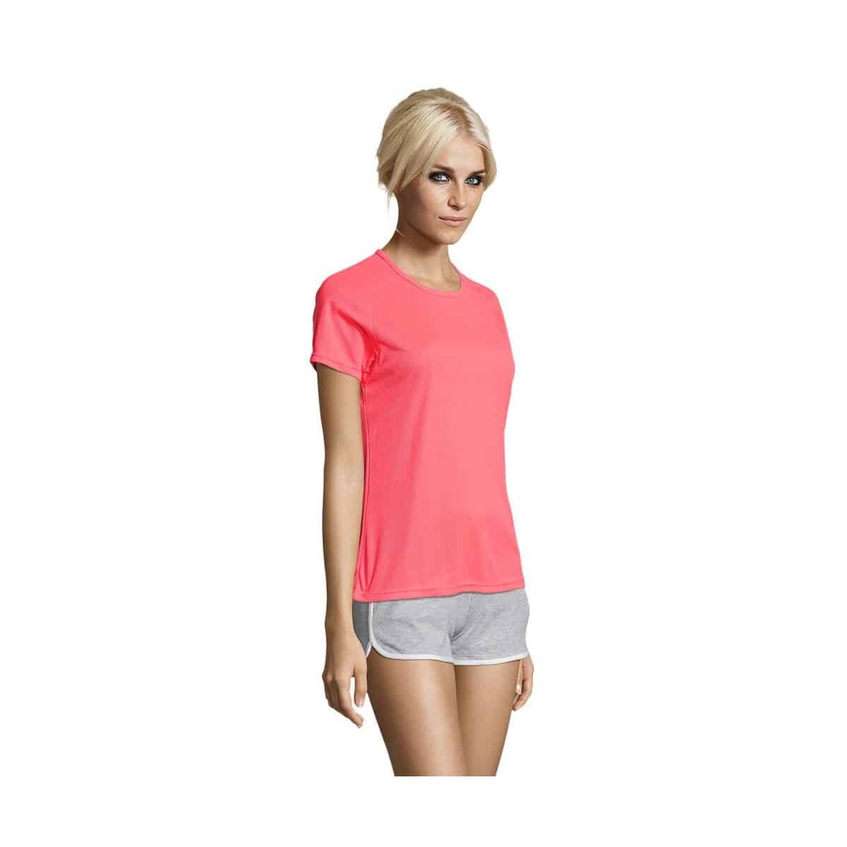 Koszulki z logo – sporty damski t-shirt 140g sporty women s01159-nc-side SPORTY Damski T-Shirt 140g SPORTY WOMEN s01159-nc-side