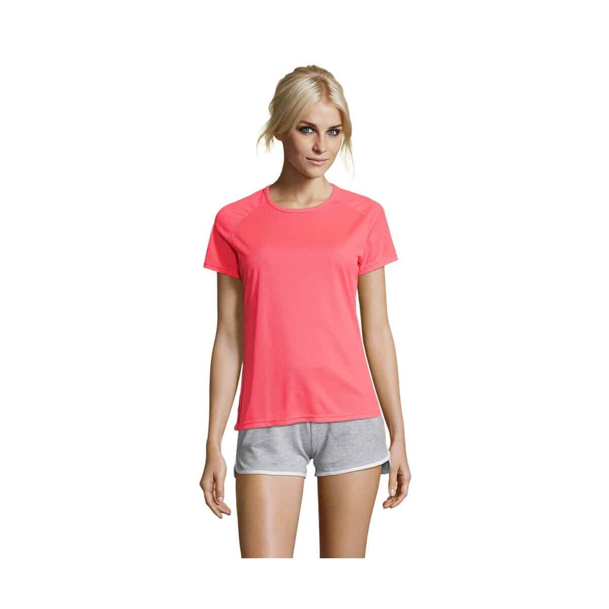 Koszulki z logo – sporty damski t-shirt 140g sporty women s01159-nc SPORTY Damski T-Shirt 140g SPORTY WOMEN s01159-nc