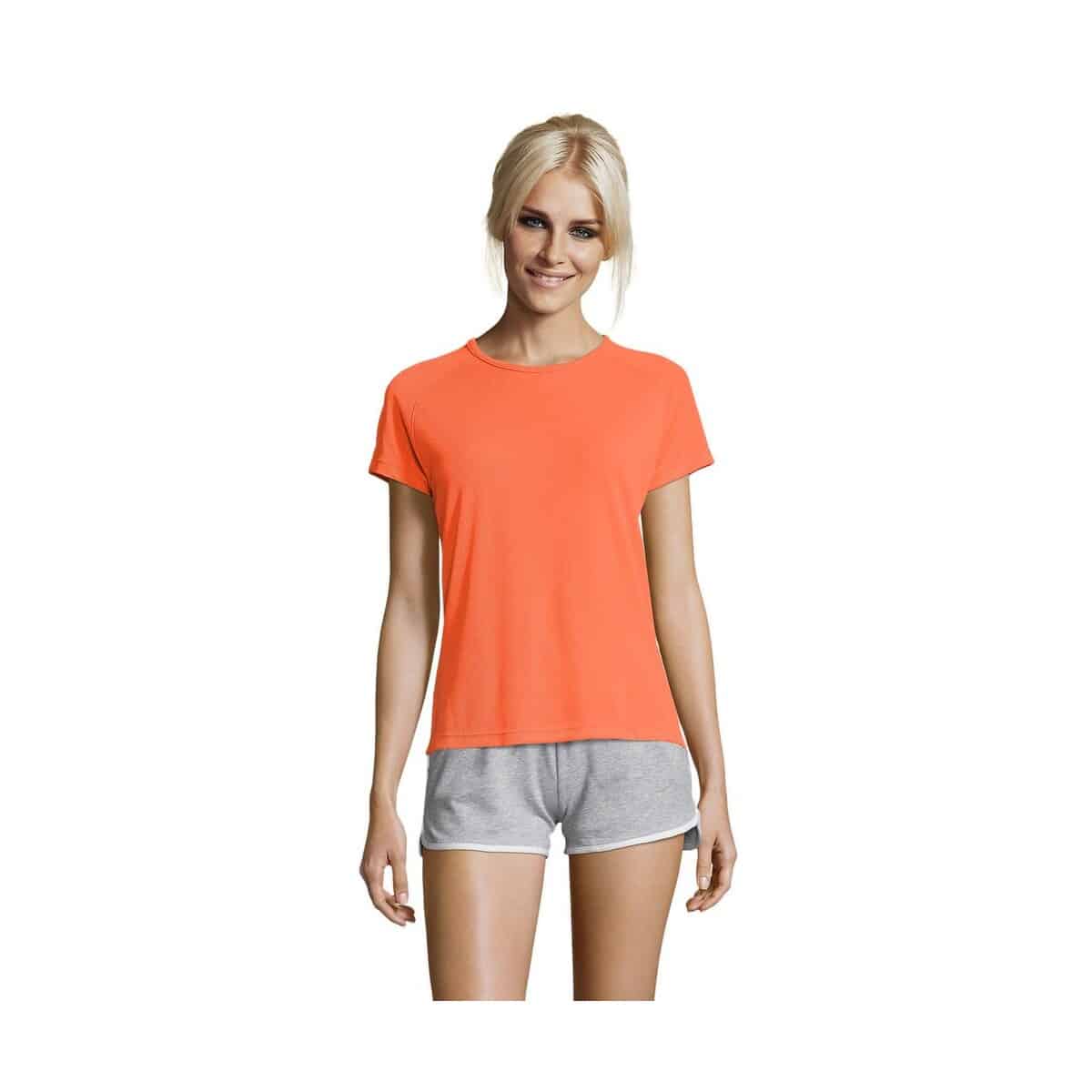 Koszulki z logo – sporty damski t-shirt 140g sporty women s01159-no SPORTY Damski T-Shirt 140g SPORTY WOMEN s01159-no