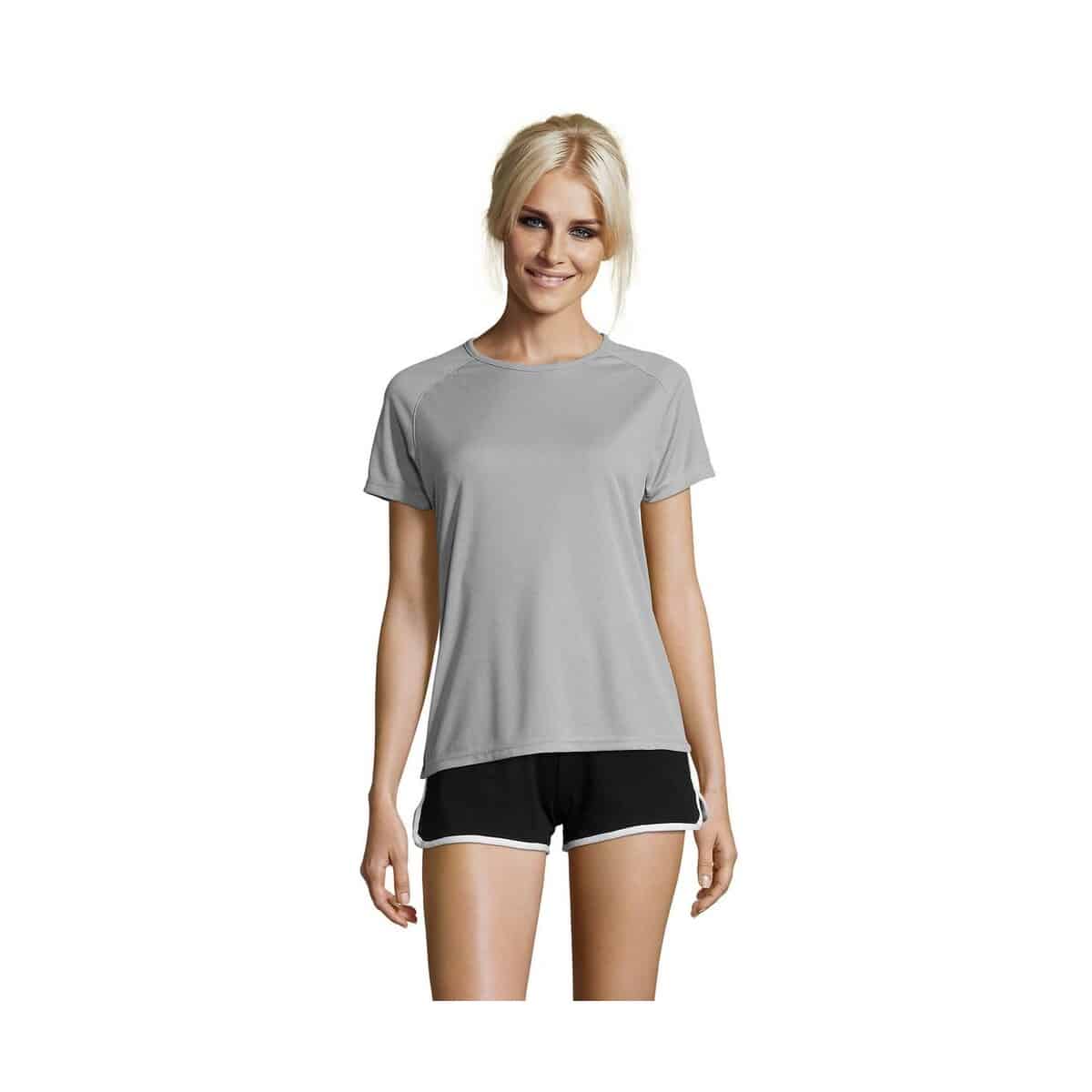 Koszulki z logo – sporty damski t-shirt 140g sporty women s01159-pg SPORTY Damski T-Shirt 140g SPORTY WOMEN s01159-pg