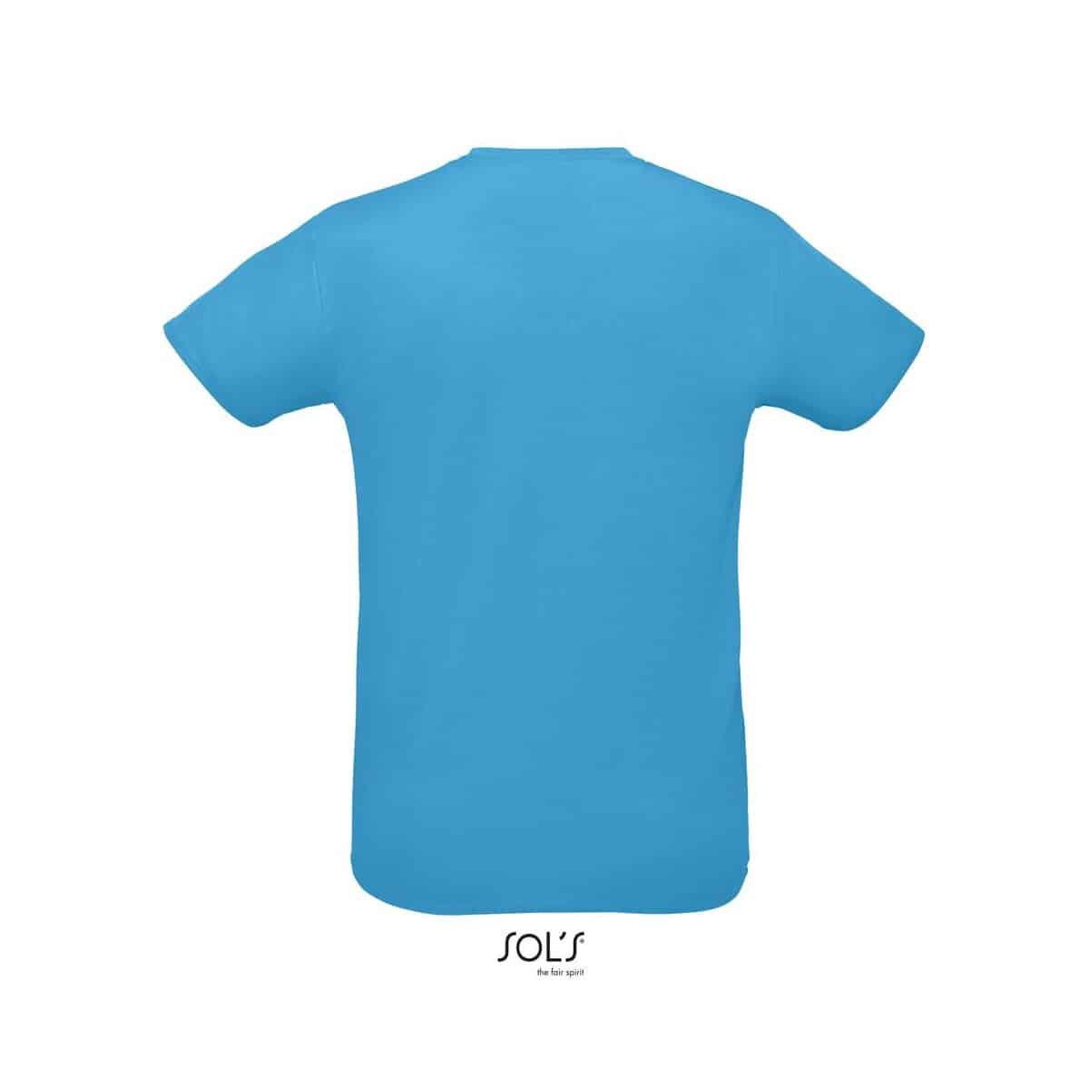 Koszulki z logo – sprint uni t-shirt 130g sprint s02995-aq-back SPRINT UNI T-SHIRT 130g SPRINT s02995-aq-back