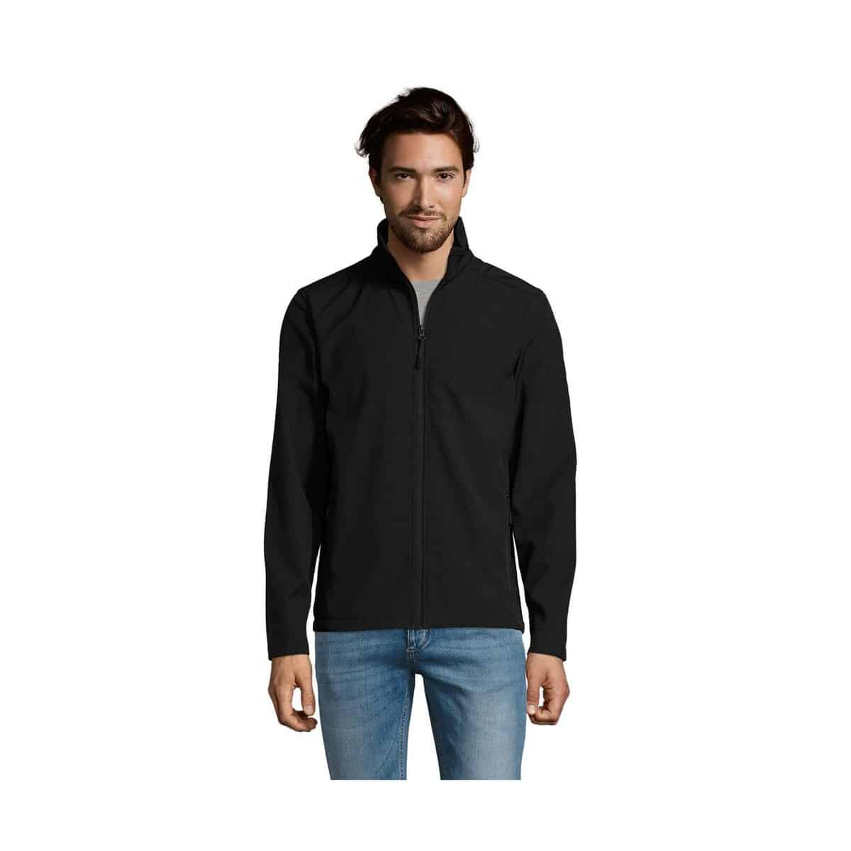 Kurtki z logo – race męski softshell race men s01195-bk RACE męski softshell RACE MEN s01195-bk