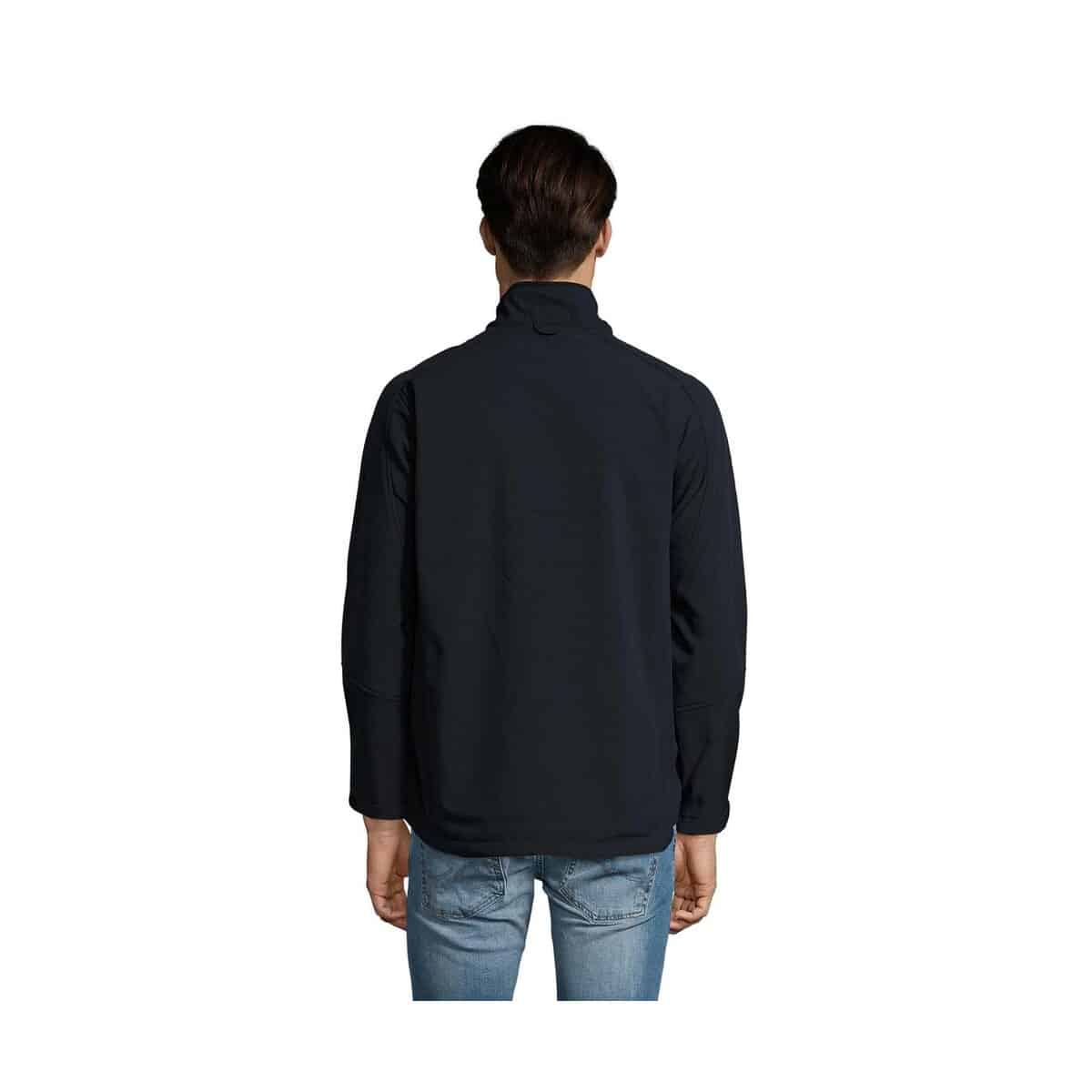 Kurtki z logo – relax męski softshell 340g relax s46600-ab-back RELAX Męski softshell 340g RELAX s46600-ab-back