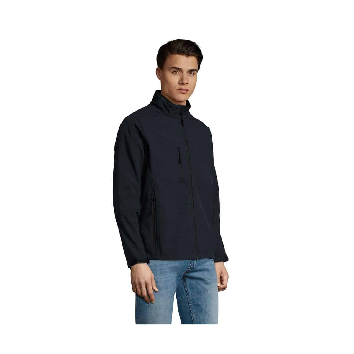 Kurtki z logo – relax męski softshell 340g relax s46600-ab-side RELAX Męski softshell 340g RELAX s46600-ab-side