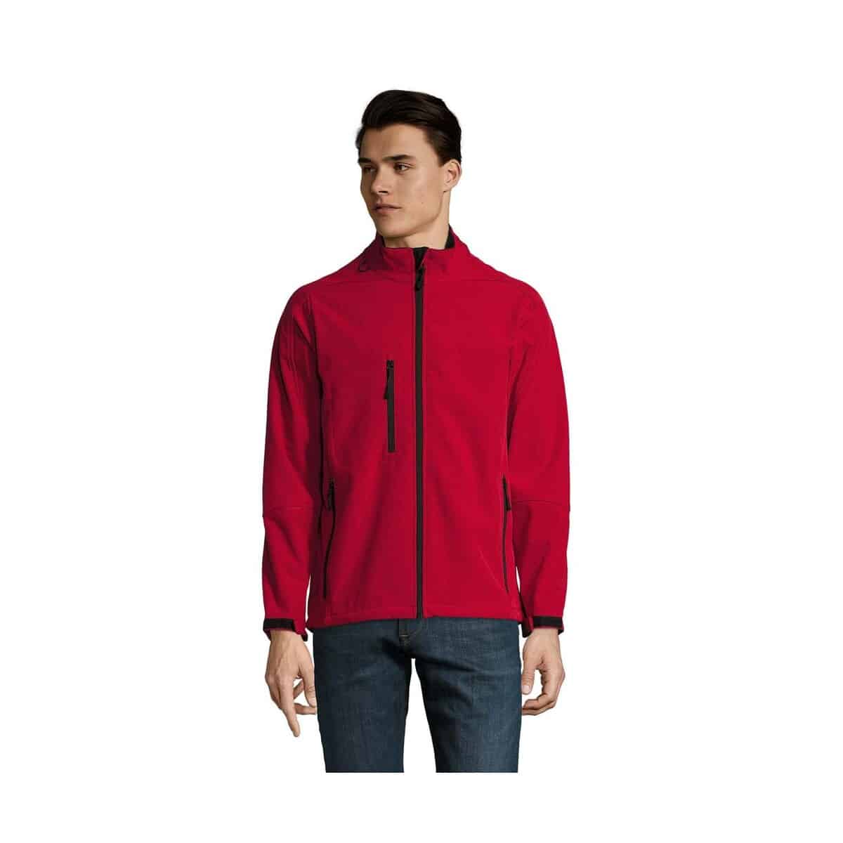 Kurtki z logo – relax męski softshell 340g relax s46600-pe RELAX Męski softshell 340g RELAX s46600-pe