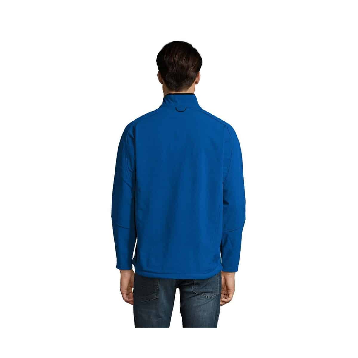 Kurtki z logo – relax męski softshell 340g relax s46600-rb-back RELAX Męski softshell 340g RELAX s46600-rb-back