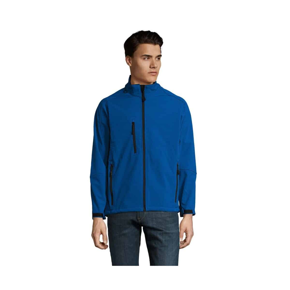 Kurtki z logo – relax męski softshell 340g relax s46600-rb RELAX Męski softshell 340g RELAX s46600-rb