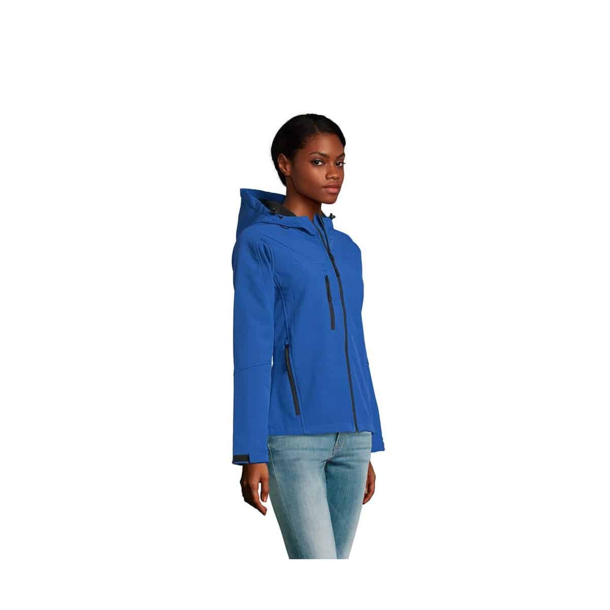 Kurtki z logo – replay damski softshell340 replay women s46802-rb-side REPLAY damski softshell340 REPLAY WOMEN s46802-rb-side