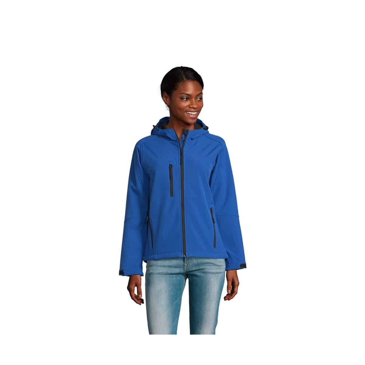 Kurtki z logo – replay damski softshell340 replay women s46802-rb REPLAY damski softshell340 REPLAY WOMEN s46802-rb