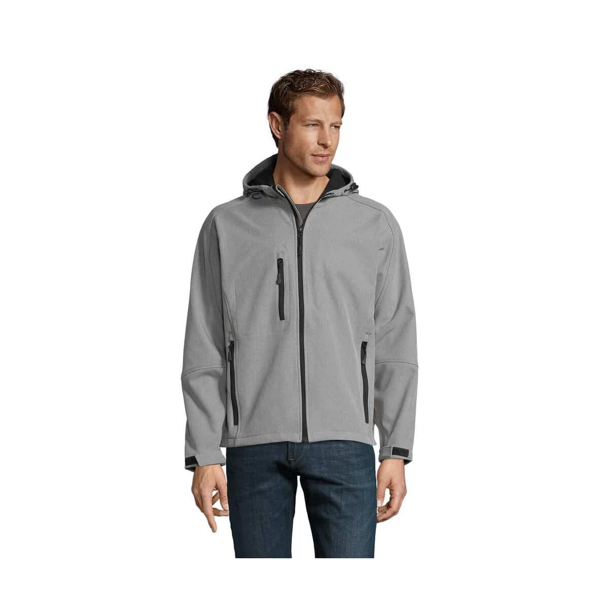 Kurtki z logo – replay męski softshell 340 replay men s46602-gm REPLAY męski softshell 340 REPLAY MEN s46602-gm